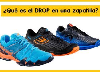 ¿Qué es el «DROP» en una zapatilla de pádel? drop zapatillas padel