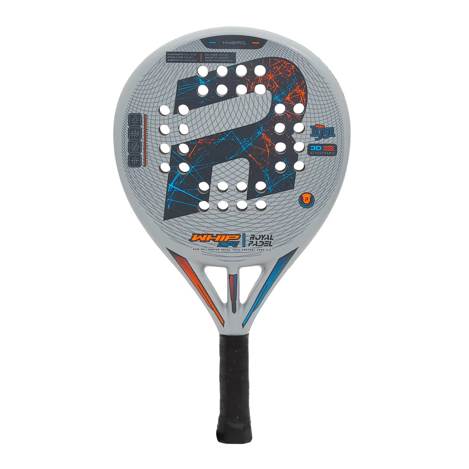 Royal Padel WHIP HYBRID 【Opinión y precio】 Royal Padel RP Whip Hybrid 2024