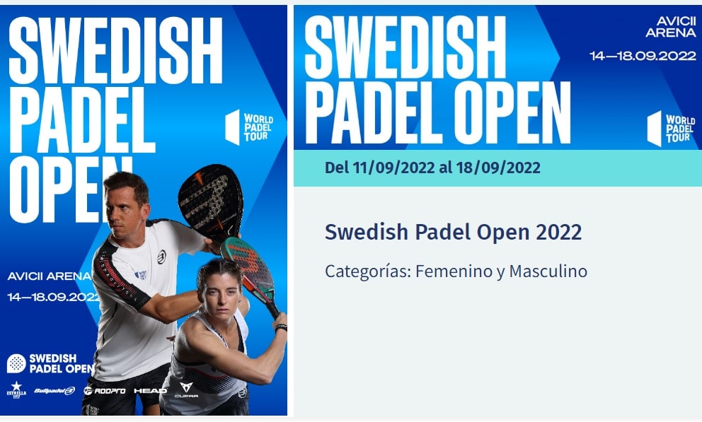 world padel tour sweden 2022
