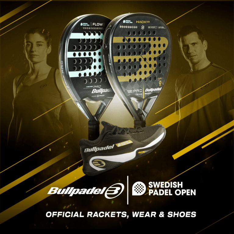 Bullpadel HACK 03 y FLOW WOMAN 【Palas oficiales WPT Suecia】