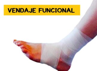 Cómo hacer un vendaje funcional de tobillo 🦶 en menos de 1 minuto vendaje funcional tobillo