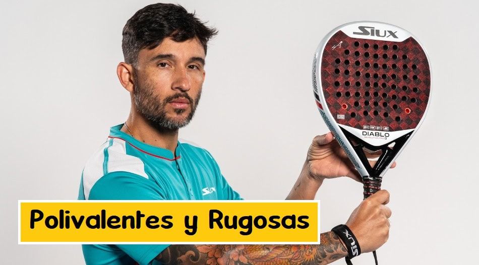 palas polivalentes y rugosas