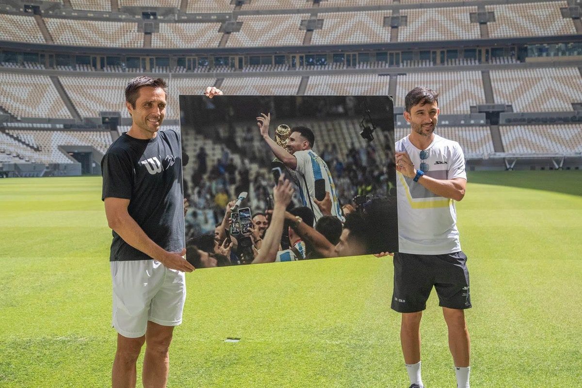 bela y sanyo argentina campeon del mundo de futbol