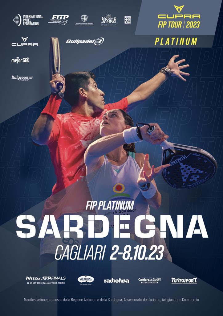 FIP pádel Platinum SARDEGNA 2023 【Cuadro y resultados en directo】