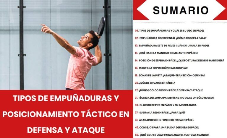 Sumario de la guía Empuñaduras y posicionamiento en pista