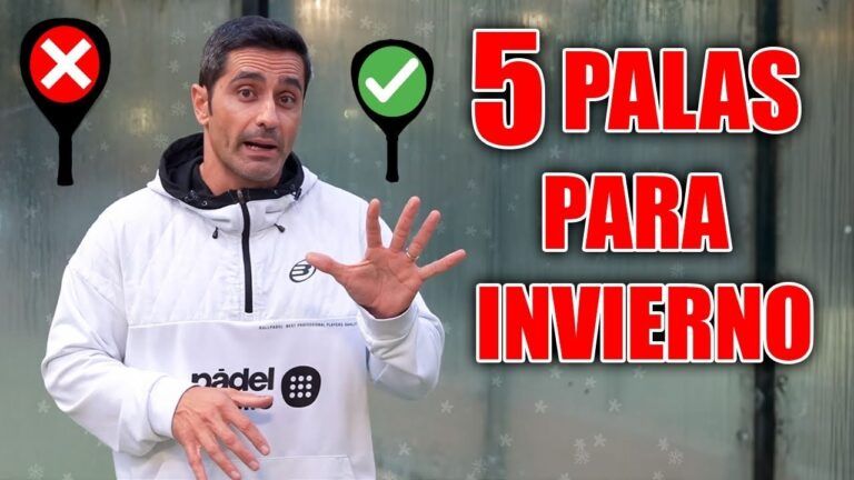 ¿Qué tipo de PALA usar para jugar al pádel en INVIERNO?