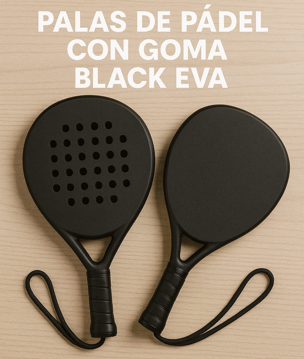 palas de padel con goma black eva