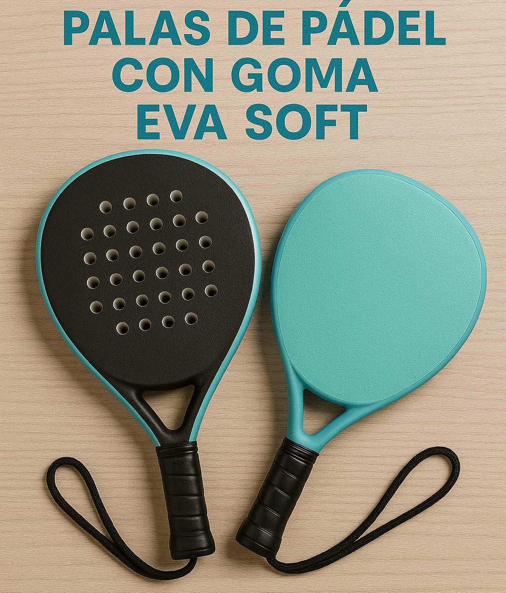 palas de padel con goma eva soft
