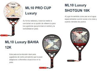 NOX ML10 Lamperti. Palas Luxury 2024 【Análisis y diferencias】 comparativa nox ml10 Bahia Pro Cup y Shotgun