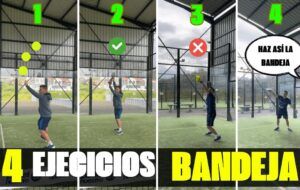 ejercicios para mejorar la bandeja en padel