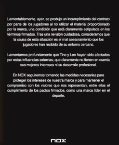 Leo Augsburger y Tino Libaak dejan Nox