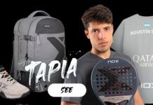 Zapatillas y Pala de AGUSTÍN TAPIA 【Marca NOX】 zapatillas y pala de agustin tapia
