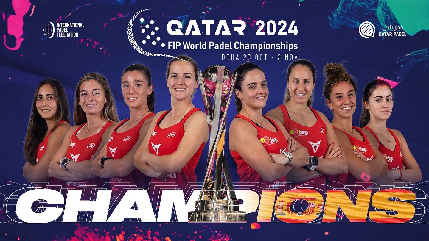 España vence en el Mundial de Pádel femenino campeonas mundial padel femenino 2024
