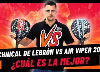 Babolat Air Viper 2024 vs Technical Viper Juan Lebrón 2024 comparacion palas babolat
