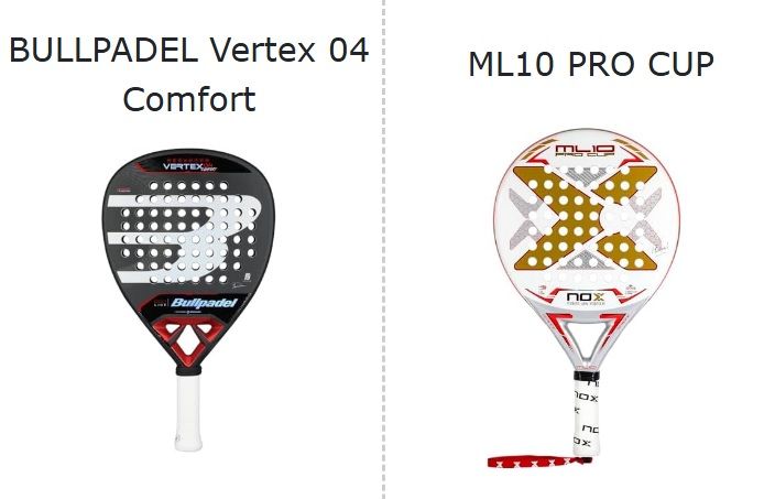 BULLPADEL Vertex 04 🆚 NOX ML10 Pro Cup ¿Qué pala elegir?