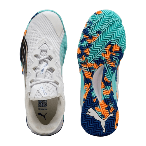 Zapatillas de padel Puma Nova Elite 2025: Las zapatillas de Momo González.