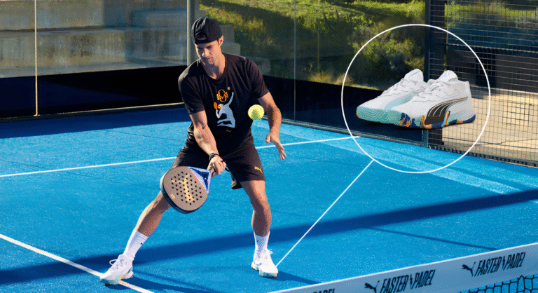Zapatillas de padel Puma Nova Elite 2025: Las zapatillas de Momo González.