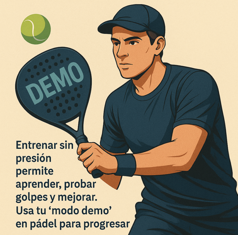 Beneficios de entrenar en pádel antes de competir: el “modo demo” en la pista