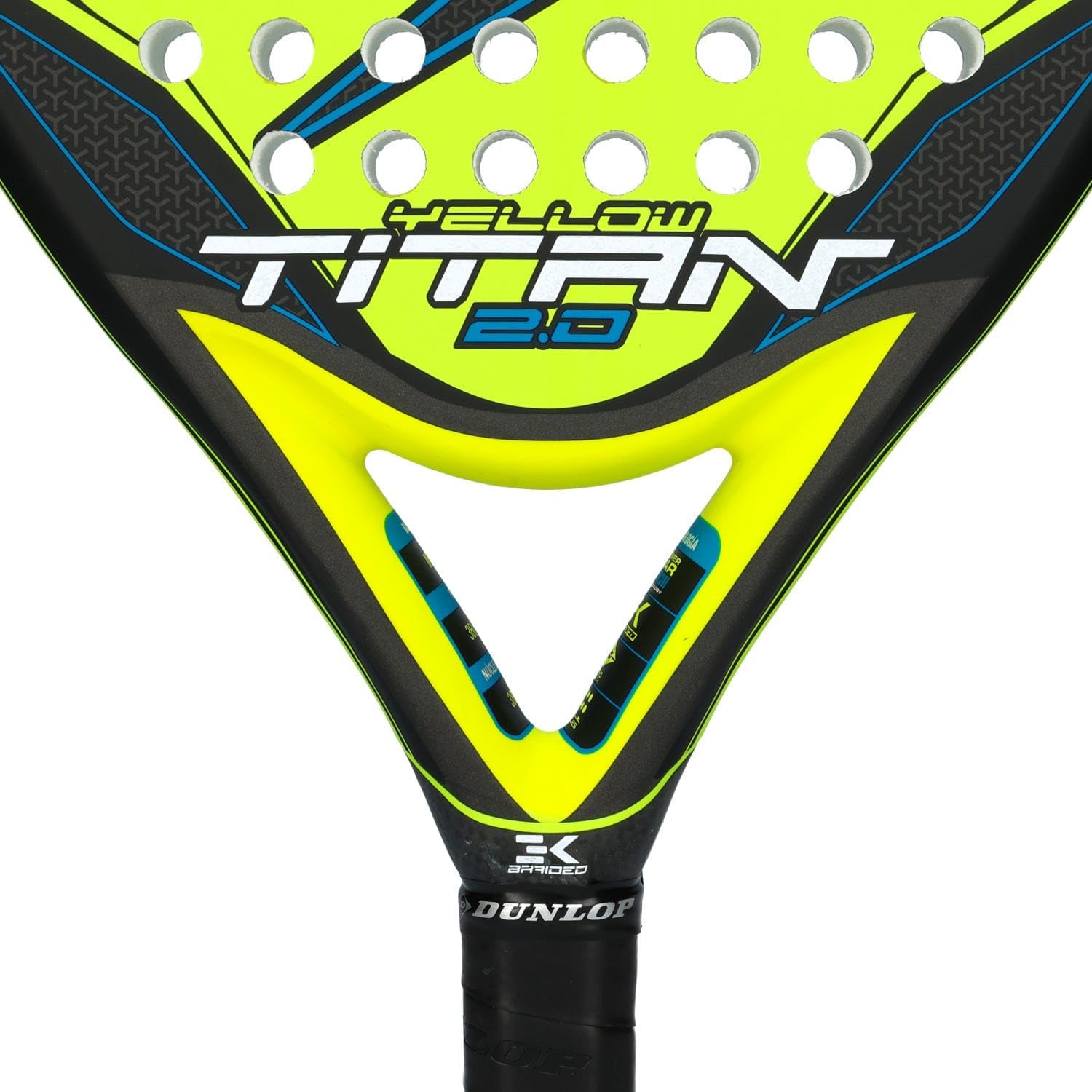 Reseña: Pala Dunlop Titan 2.0 Yellow/Blue – Potencia y Control para Jugadores Avanzados 💥🎯