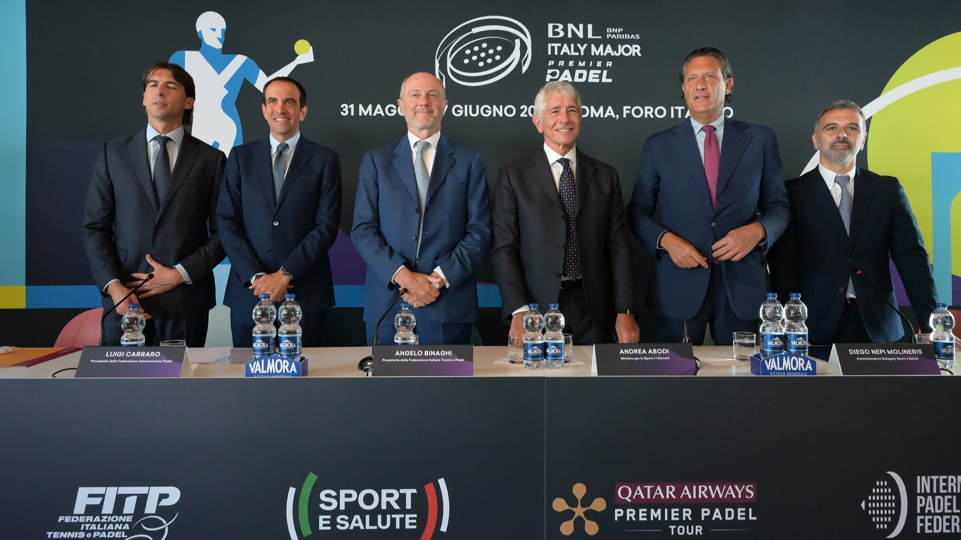 Padel Star News: BNL Italy Major Premier Padel, el Foro Italico enciende el duelo entre las grandes estrellas. Carraro: “Roma es un lugar único, en este Major se unen deporte, cultura y pasión"