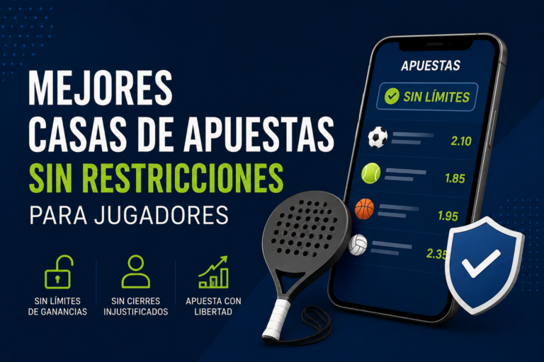 Mejores casas de apuestas sin restricciones para jugadores