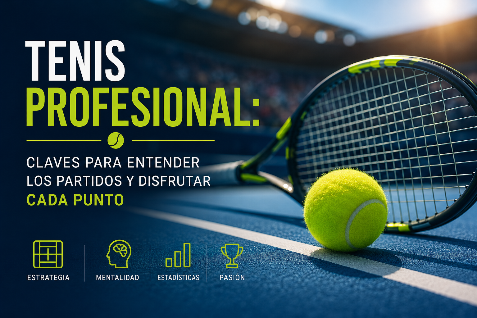 Tenis profesional: claves para entender los partidos y disfrutar cada punto