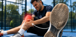 Cómo el desgaste de la suela de tus zapatillas de pádel puede acabar pasando factura a tus rodillas zapatillas de padel y rodilla.png