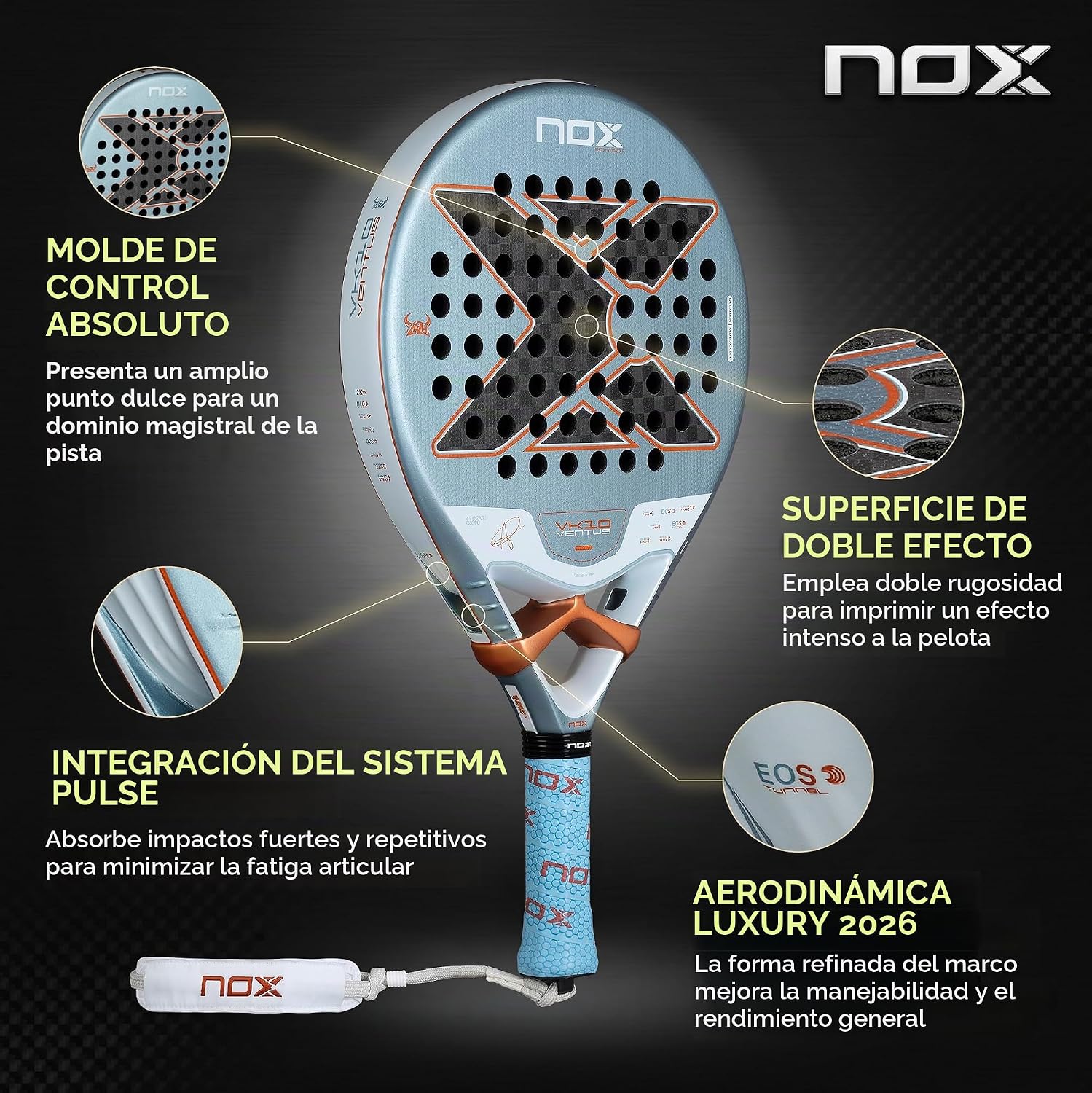 🎾 Reseña SEO: NOX VK10 Ventus Control 12K, precisión y control absoluto para dominar cada punto 🎾 Reseña SEO: NOX VK10 Ventus Control 12K, precisión y control absoluto para dominar cada punto