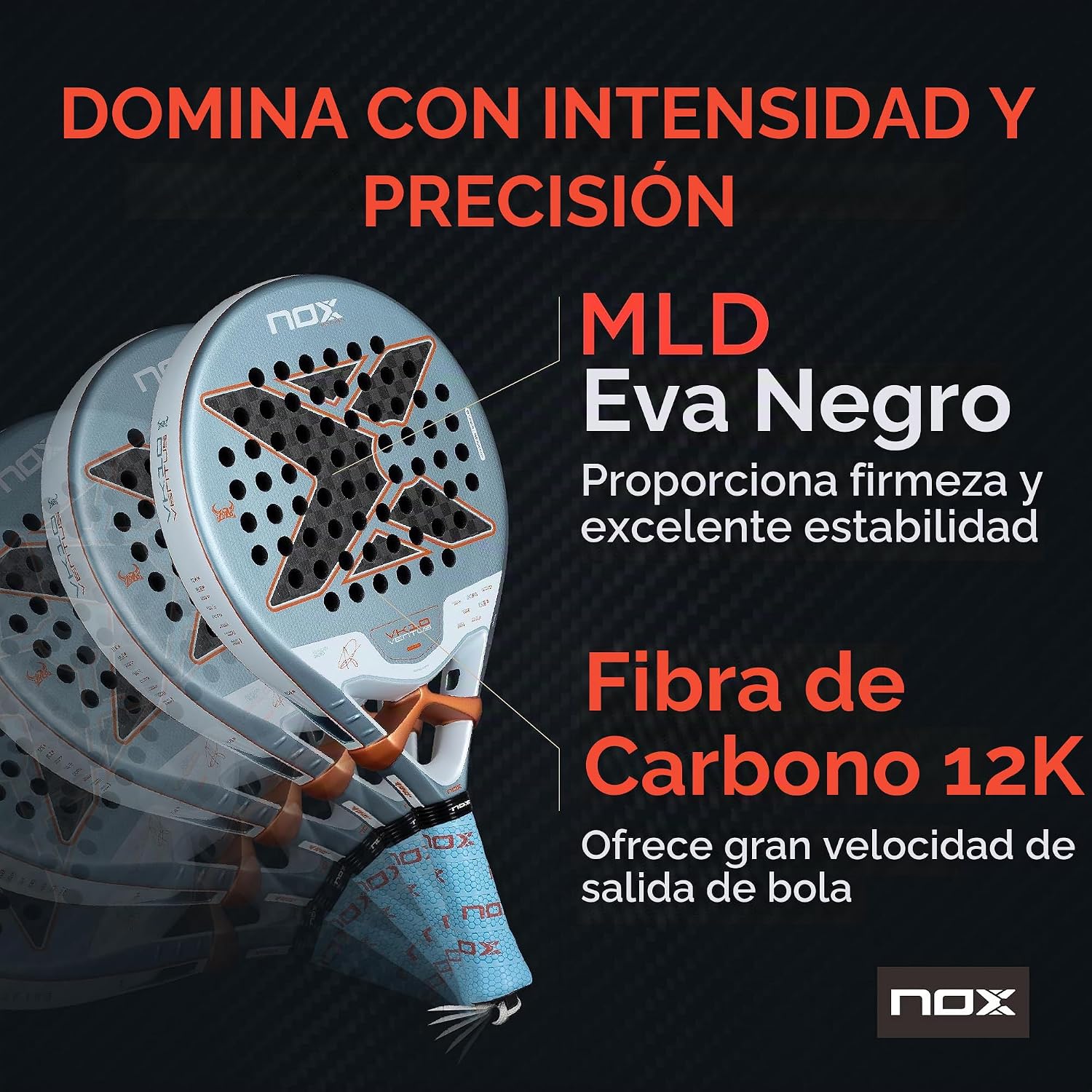 🎾 Reseña SEO: NOX VK10 Ventus Control 12K, precisión y control absoluto para dominar cada punto 🎾 Reseña SEO: NOX VK10 Ventus Control 12K, precisión y control absoluto para dominar cada punto