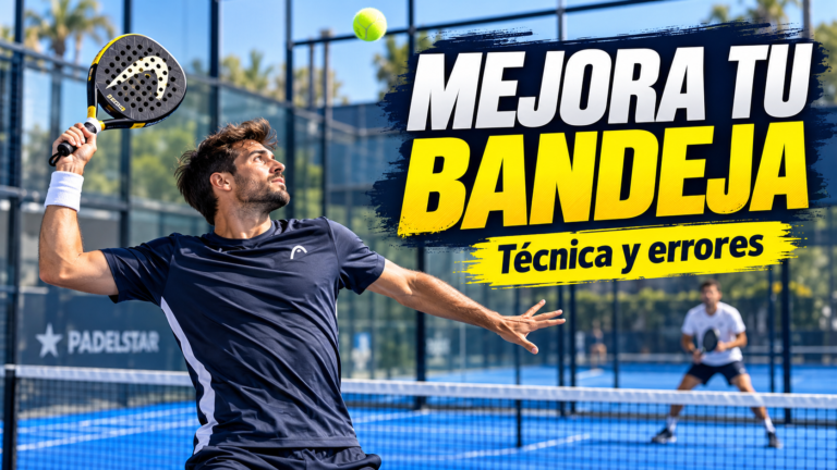 Cómo mejorar la bandeja en pádel: técnica, errores y ejercicios