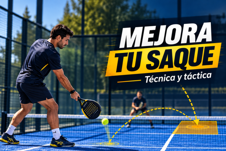 Cómo mejorar el saque en pádel: técnica, táctica y 10 claves