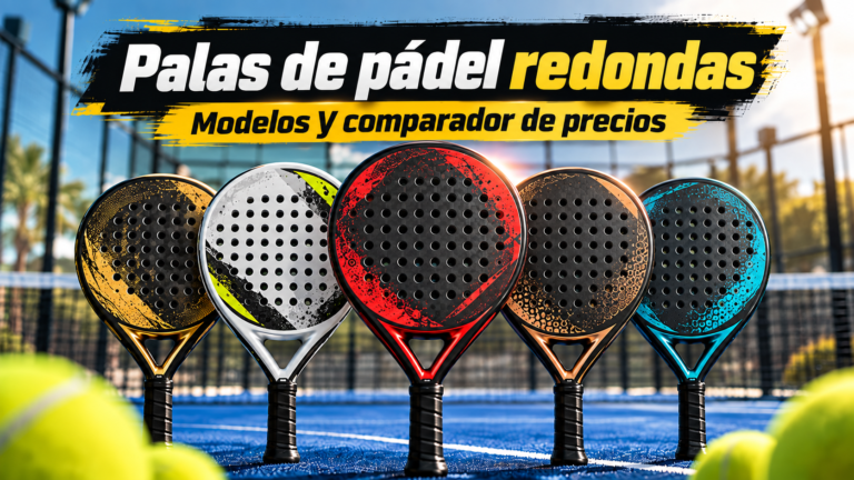 Palas de pádel redondas 2026-2027: modelos, precios y cómo elegir
