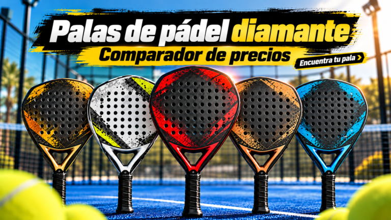 Palas de pádel diamante 2026-2027: modelos, precios y cómo elegir